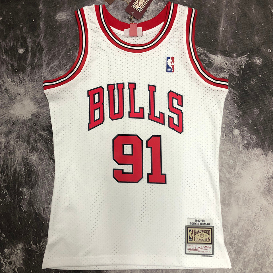 Maillot Bulls Rodman 91 Rétro