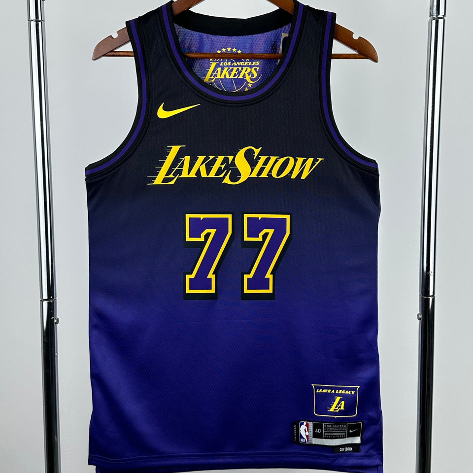Maillot Lakers Doncic 77 City 2025