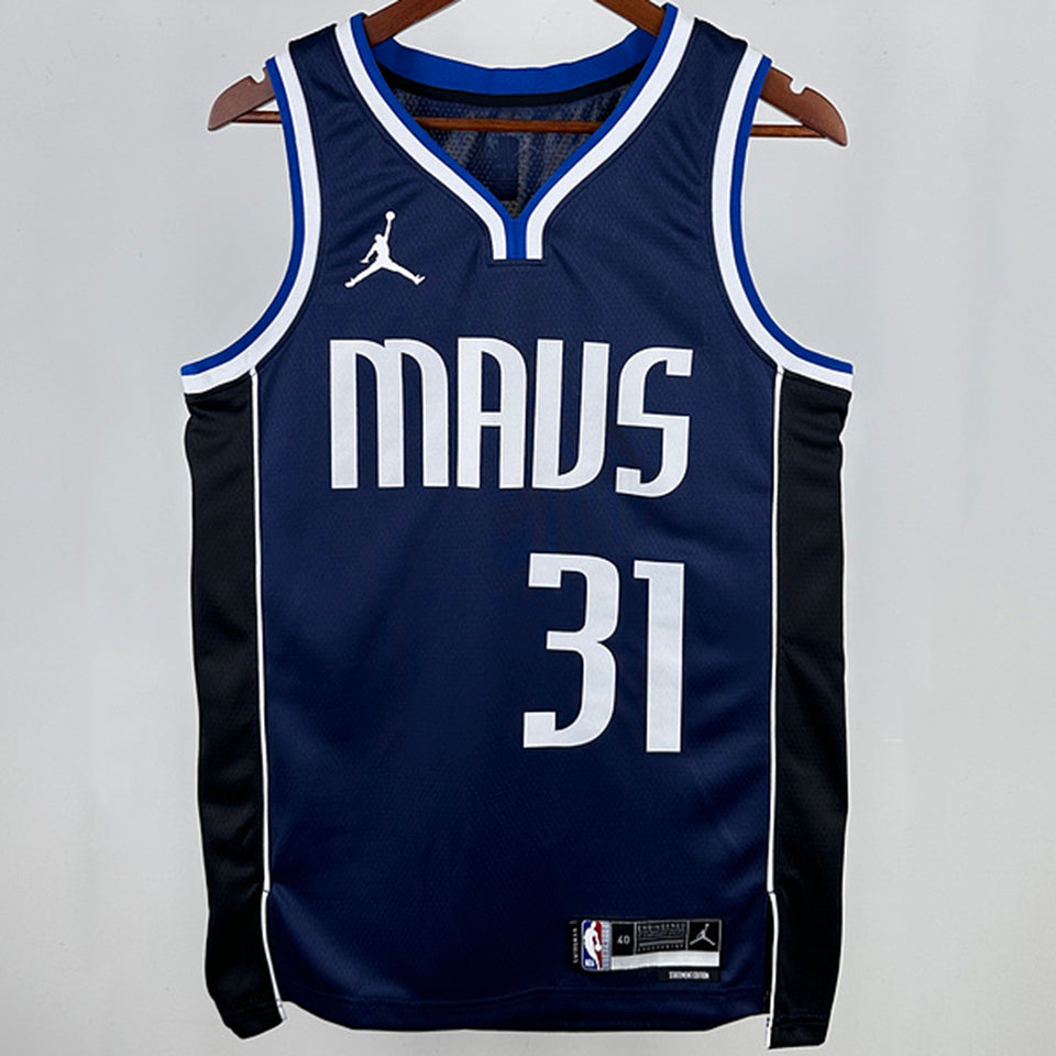 Maillot Mavericks Thompson 31 Sapphire 2025