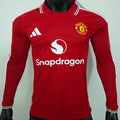 Maillot Manchester United Domicile Manches Longues 2026/27 (Version Joueur)