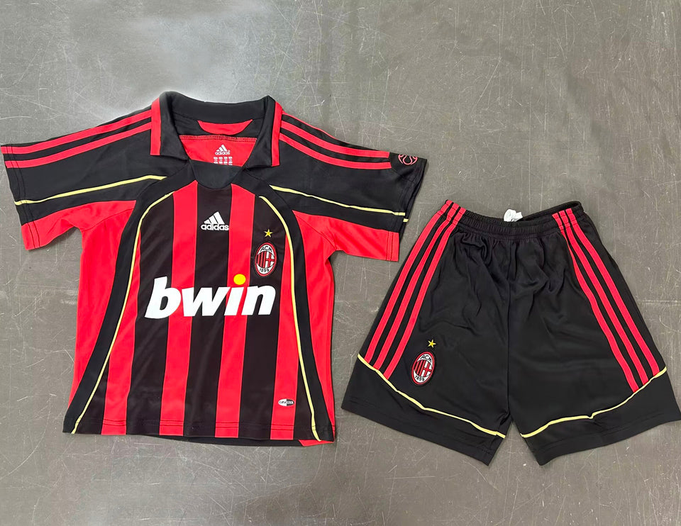 Maillot AC Milan Domicile Rétro 2006/07 Enfant