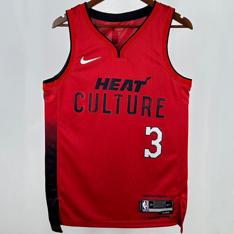 Maillot Miami Heat Wade 3 2025