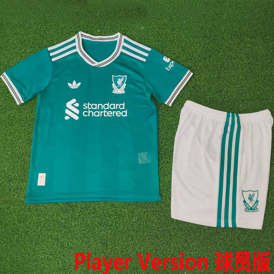 Maillot Liverpool Third 2025/26 Enfant (Version Joueur)
