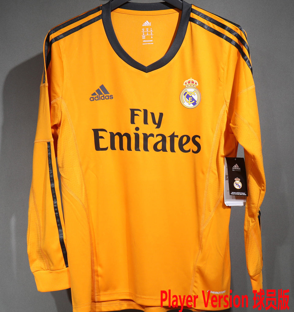 Maillot Real Madrid Manches Longues Rétro (Version Joueur)