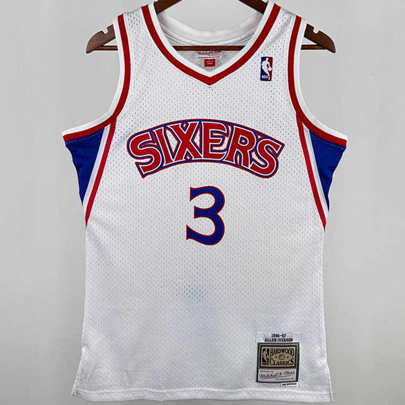 Maillot 196 97 76Ers Iverson 3 Rétro