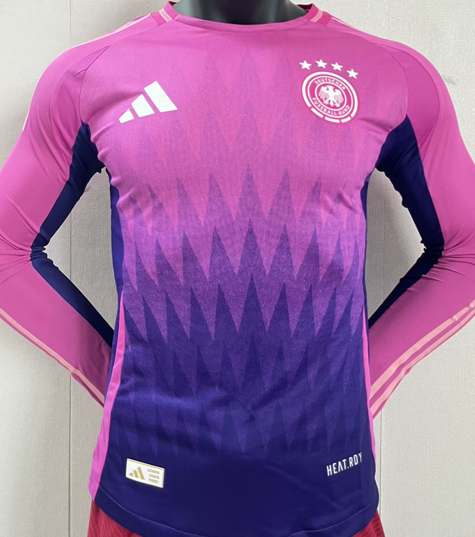 Maillot Allemagne Extérieur Manches Longues 2024/25 (Version Joueur)