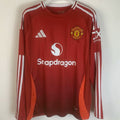 Maillot Manchester United Domicile Manches Longues 2024/25