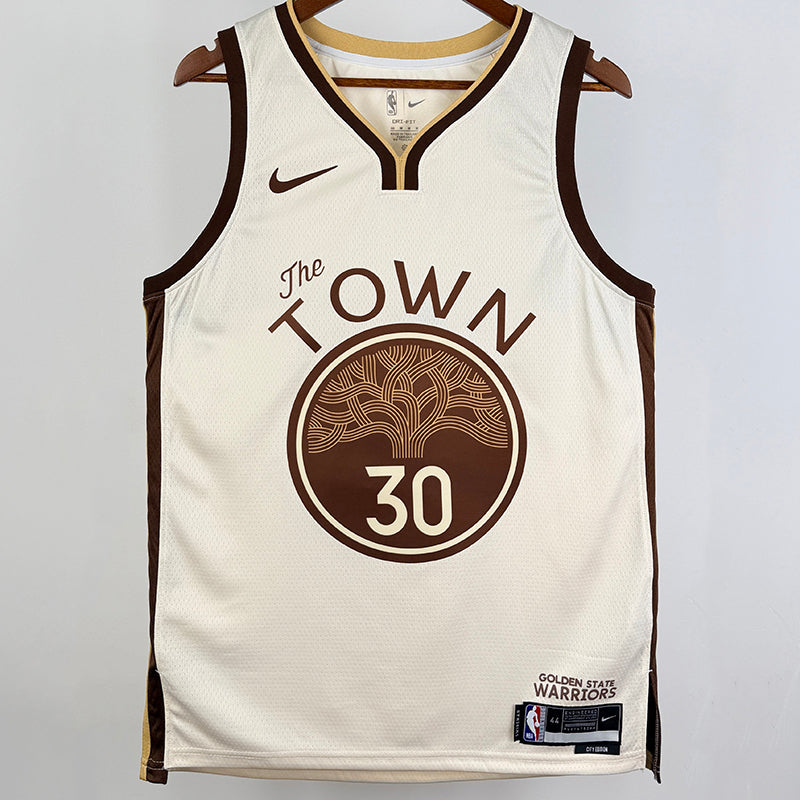Maillot 27 Warriors Curry 30 Beige City 2026