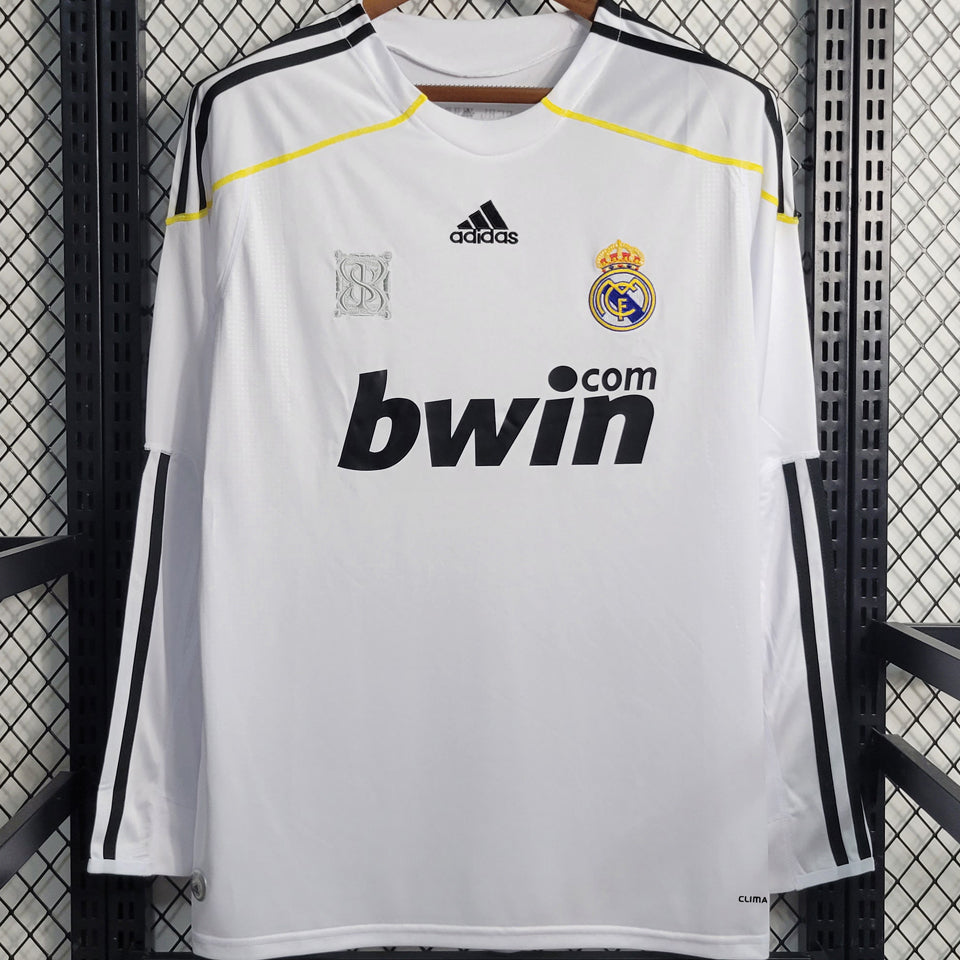 Maillot Real Madrid Domicile Manches Longues Rétro 2009/10
