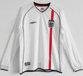 Maillot Angleterre Domicile Manches Longues Rétro 2002
