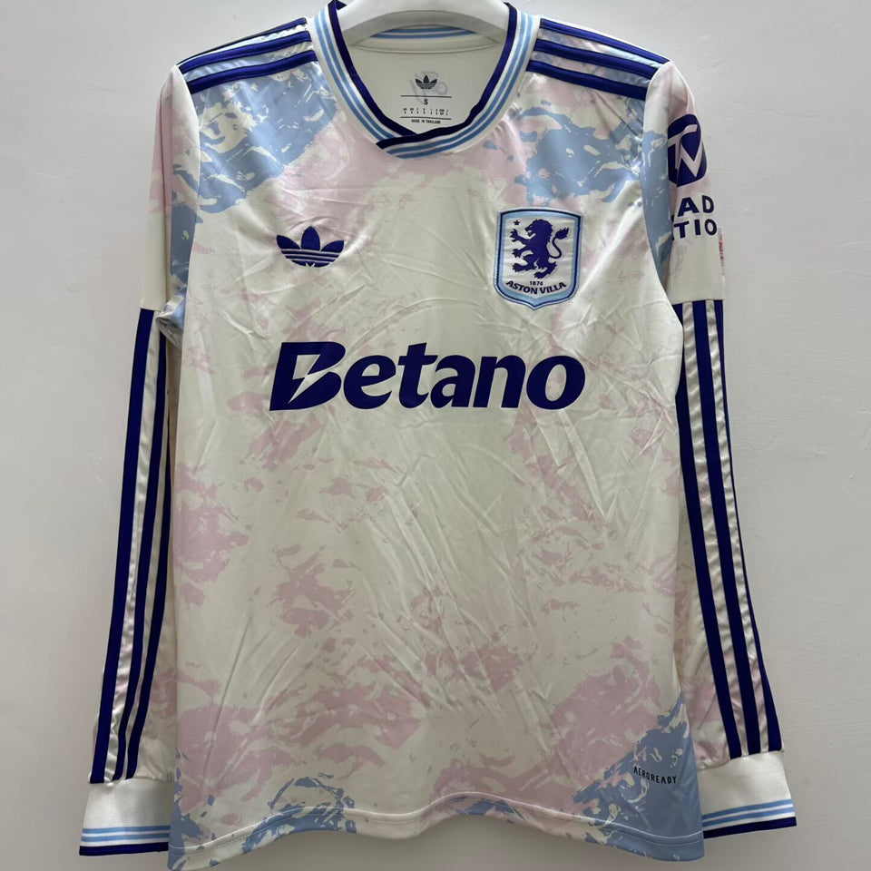Maillot Aston Villa Third Manches Longues 2025/26