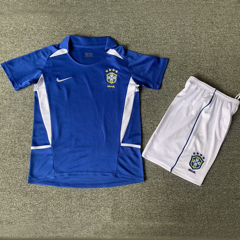 Maillot Brésil Extérieur Rétro 2002 Enfant