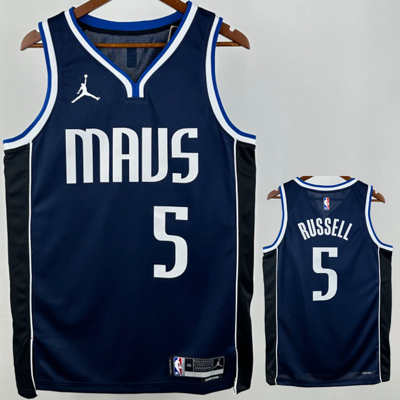 Maillot Mavericks Russell 5 Sapphire