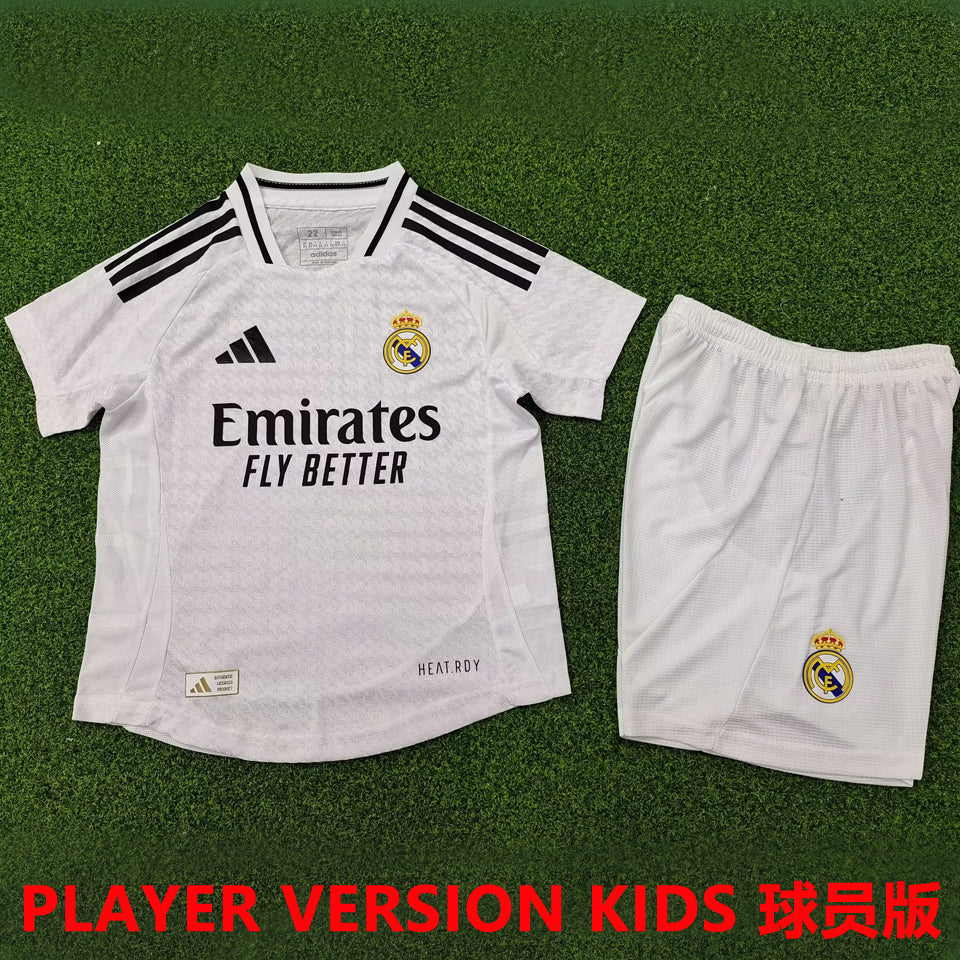 Maillot Real Madrid Domicile 2024/25 Enfant (Version Joueur)