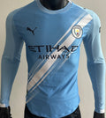 Maillot Manchester City Domicile Manches Longues 2025 (Version Joueur)