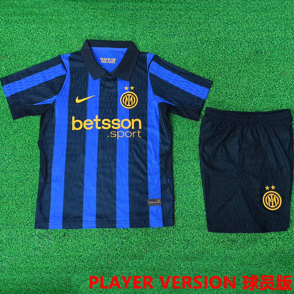 Maillot Inter Milan Domicile 2026/27 Enfant (Version Joueur)