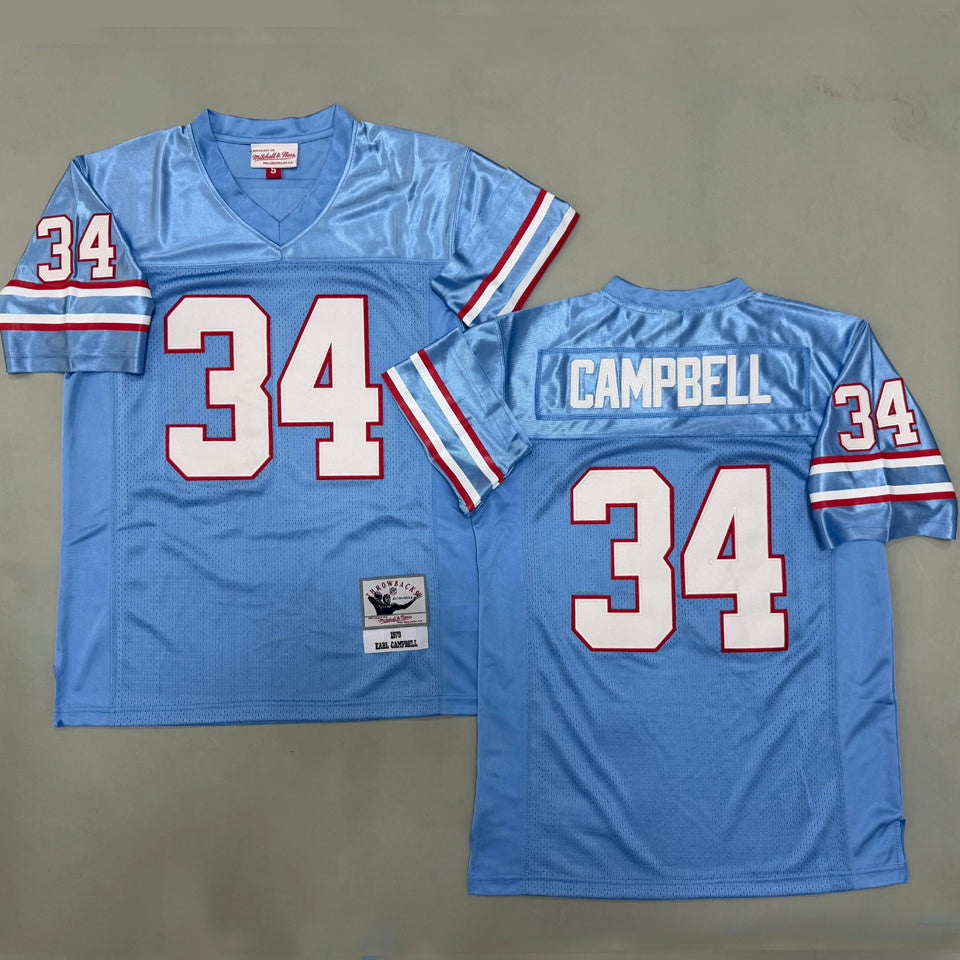 Maillot Campbell 34 Men S Tennessee Titans Rétro