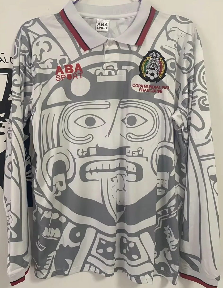 Maillot Mexique Extérieur Manches Longues Rétro 1998
