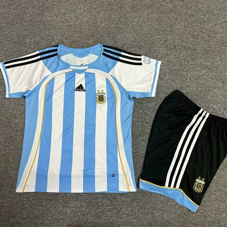 Maillot Argentine Domicile Rétro Enfant