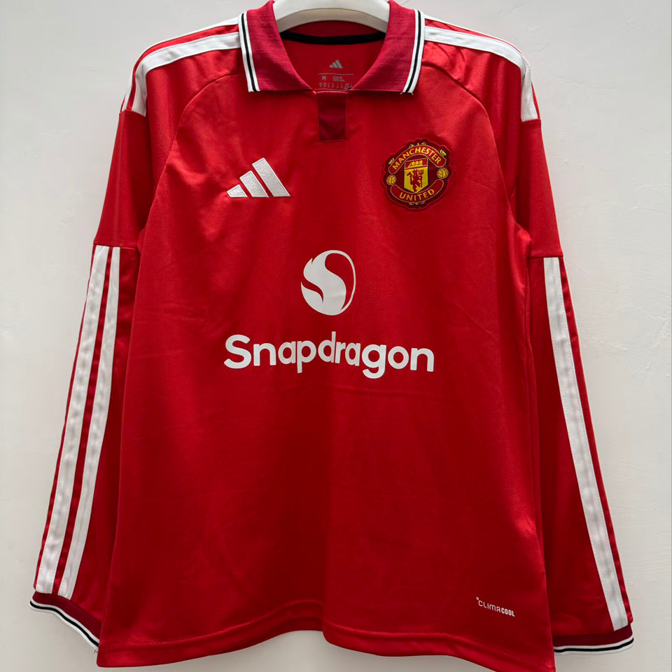 Maillot Manchester United Domicile Manches Longues 2026/27