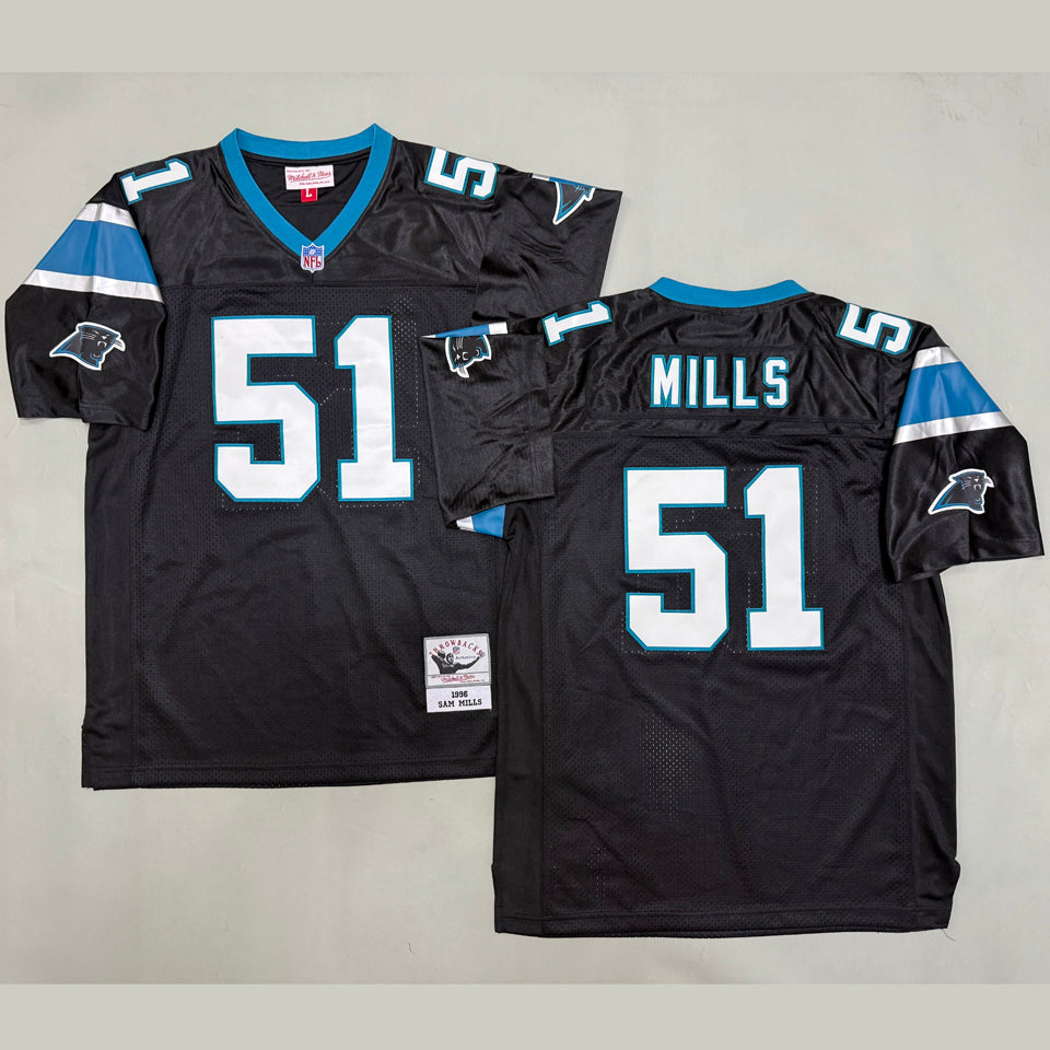 Maillot Mills 51 Men S Carolina Panthers Rétro