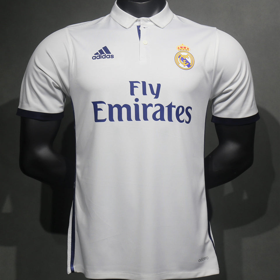Maillot Real Madrid Domicile Rétro 2016/17 (Version Joueur)