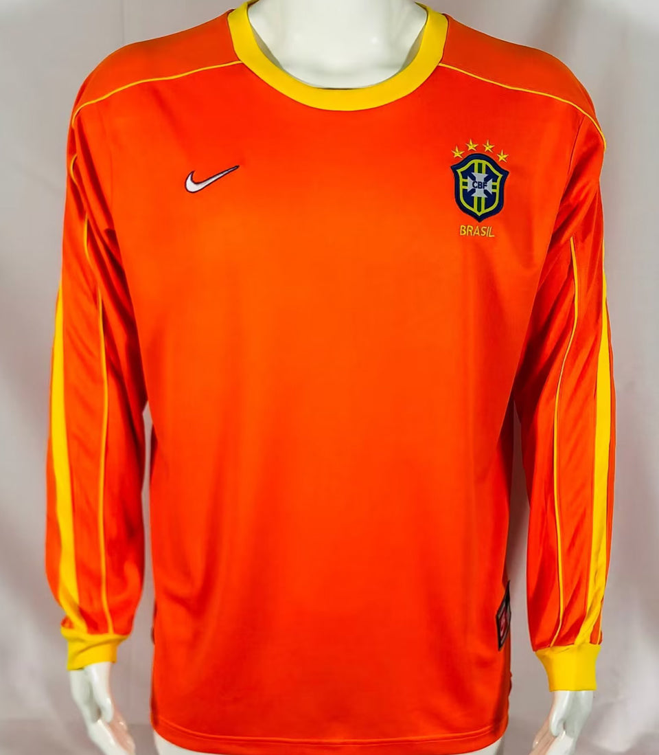 Maillot Brésil Gardien Manches Longues Rétro 1998