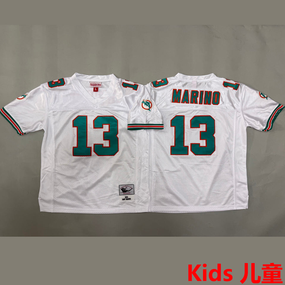 Maillot Marino 13 Miami Dolphins Rétro Enfant