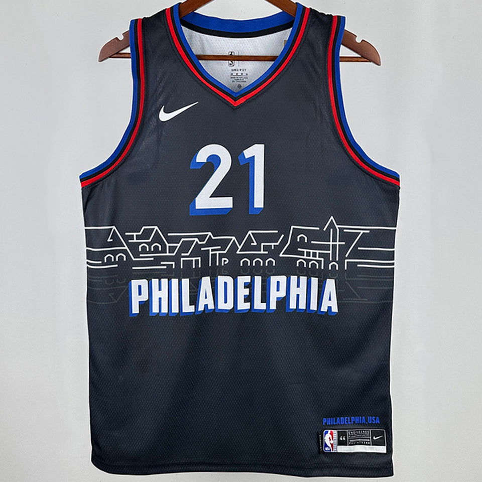 Maillot 76Ers Embiid 21 Sapphire 2021