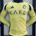 Maillot Al Nassr Domicile Manches Longues 2024/25 (Version Joueur)