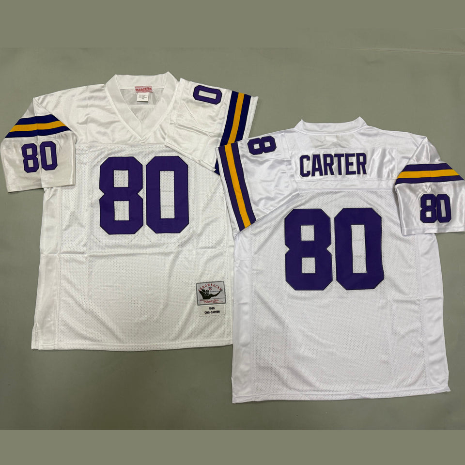 Maillot Carter 80 Men S Minnesota Vikings Rétro