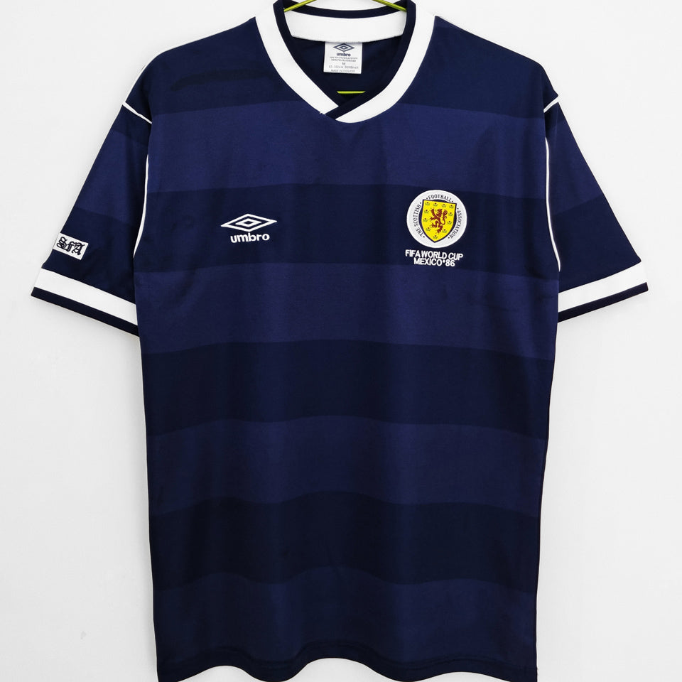 Maillot 1986 88 Scotland Domicile Rétro
