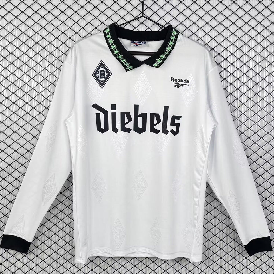 Maillot M'gladbach Domicile Manches Longues Rétro 1995