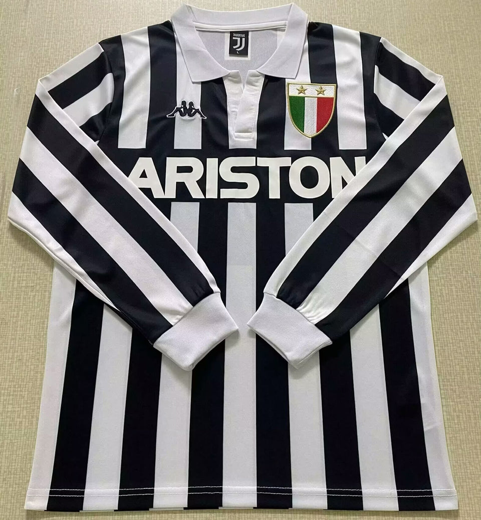 Maillot Juventus Domicile Manches Longues Rétro 1984/85