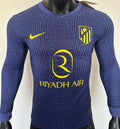 Maillot Atlético Madrid Extérieur Manches Longues 2025/26 (Version Joueur)