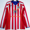Maillot Atlético Madrid Domicile Manches Longues Rétro