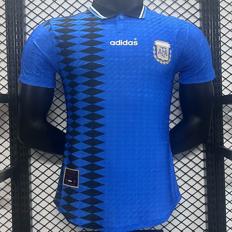 Maillot Argentine Extérieur Rétro 1994 (Version Joueur)