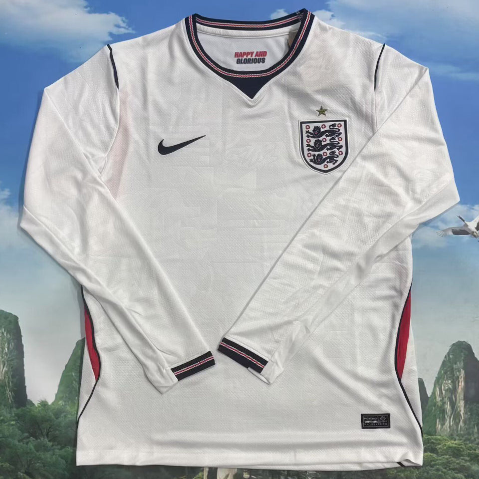 Maillot Angleterre Domicile Manches Longues 2026