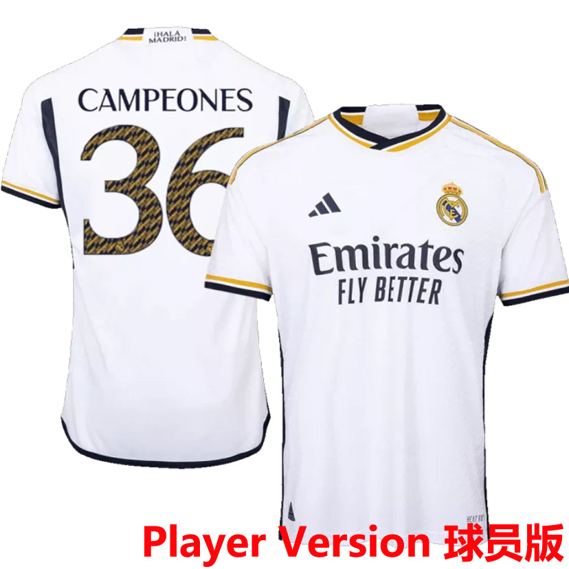 Maillot Real Madrid Domicile 2023/24 (Version Joueur)
