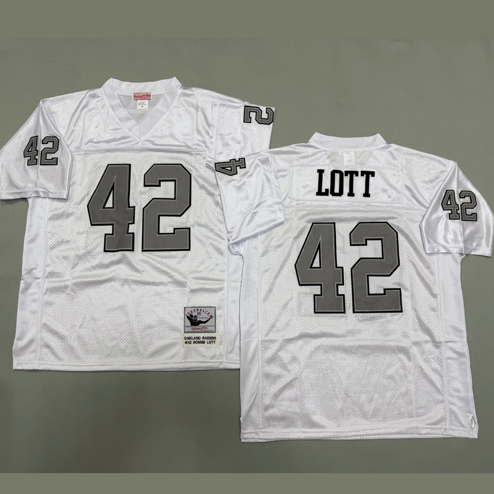 Maillot Lott 42 Men S Las Vegas Raiders Rétro