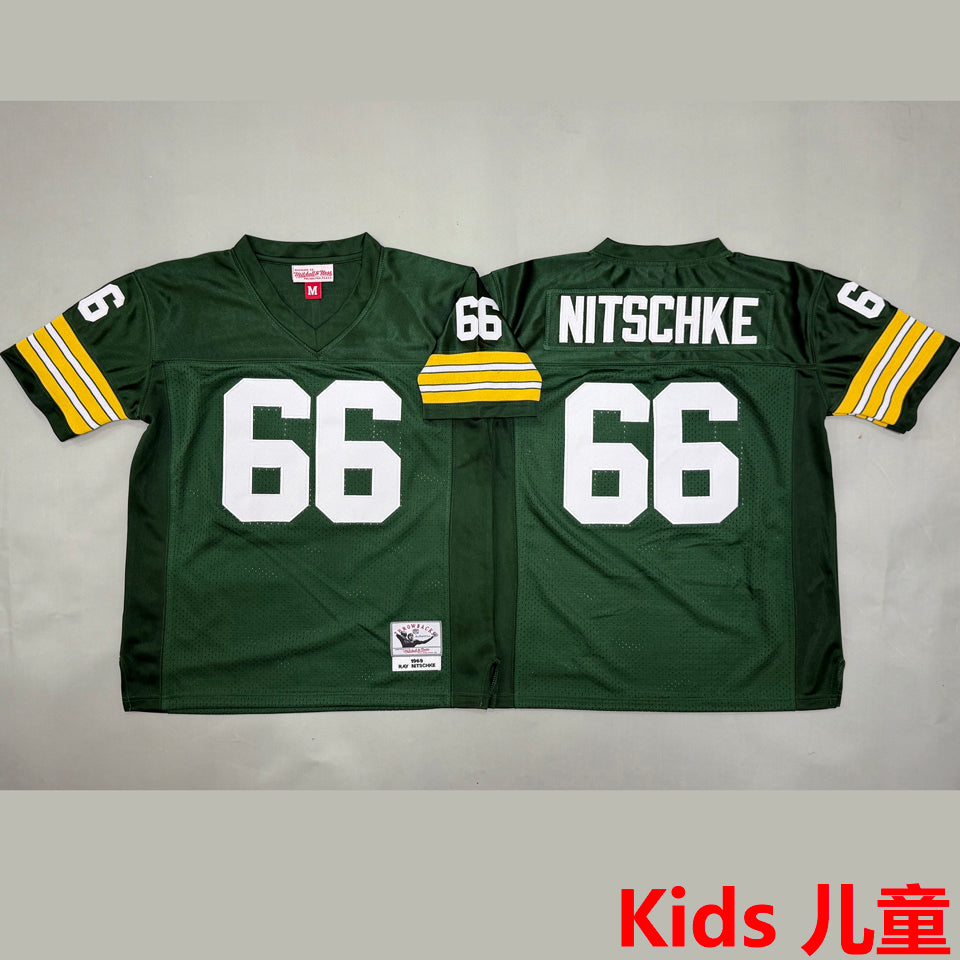 Maillot Nitschke 66 Rétro Enfant