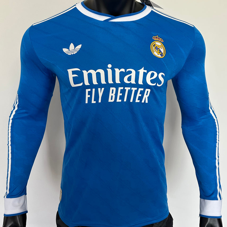 Maillot Real Madrid Third Manches Longues 2025/26 (Version Joueur)