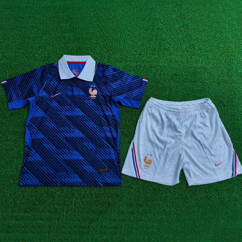Maillot France Domicile 2026/27 Enfant (Version Joueur)