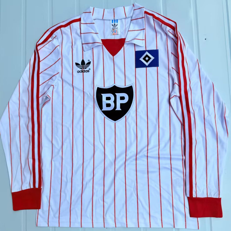 Maillot Hamburger Domicile Manches Longues Rétro