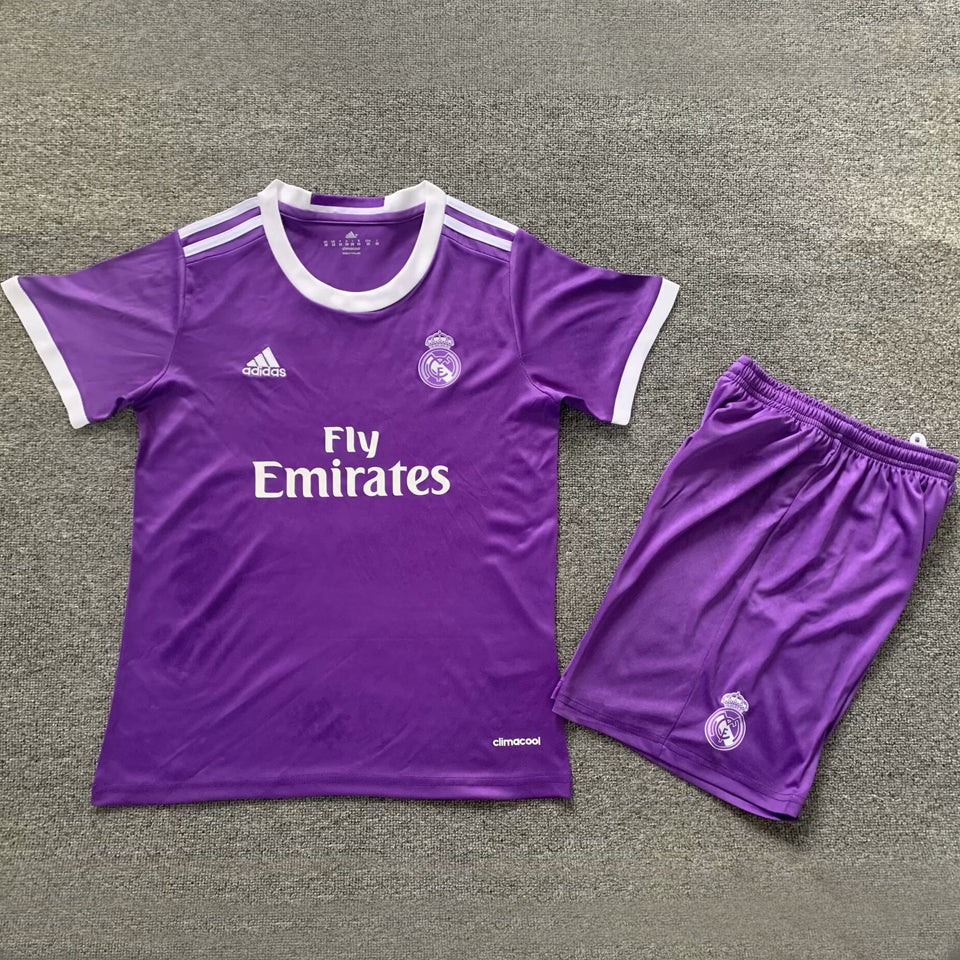 Maillot Real Madrid Extérieur Rétro 2016/17 Enfant