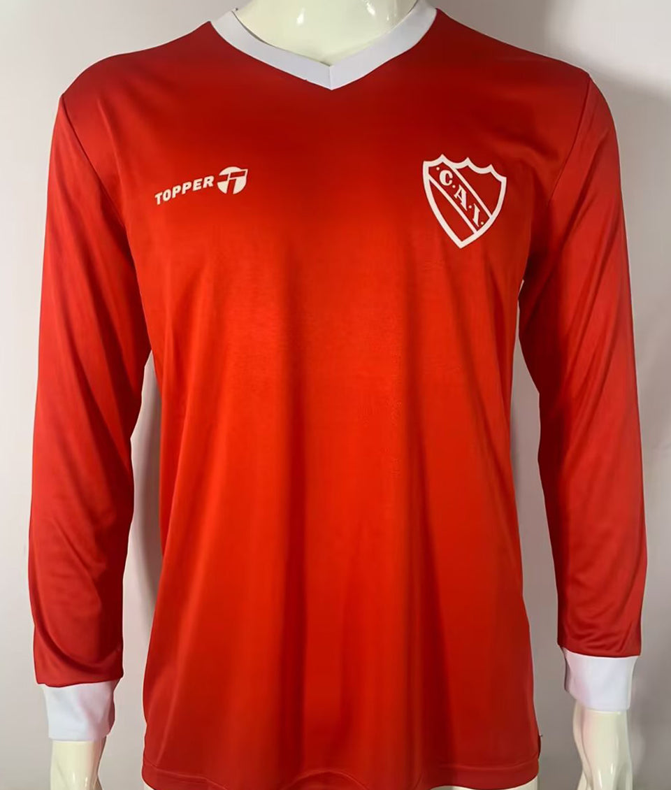 Maillot Atlético Independiente Domicile Manches Longues Rétro 1982