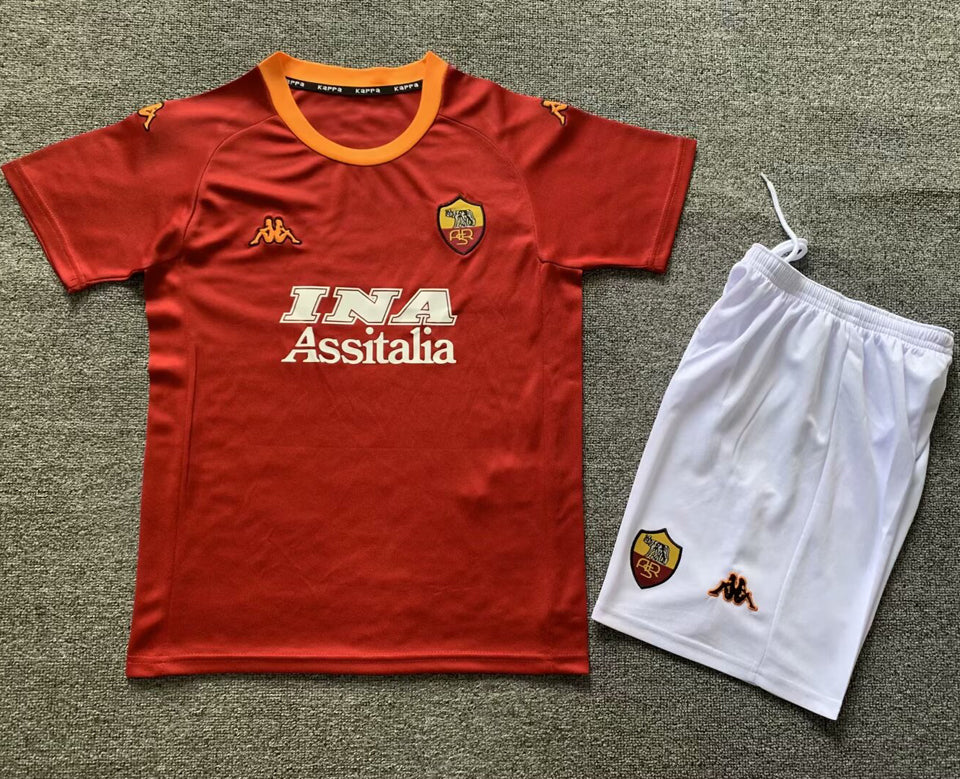 Maillot AS Roma Domicile Rétro 2000/01 Enfant