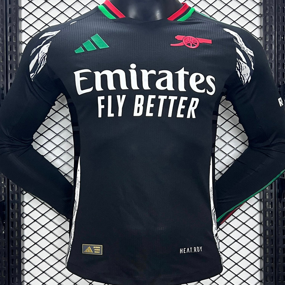 Maillot Arsenal Extérieur Manches Longues 2024/25 (Version Joueur)