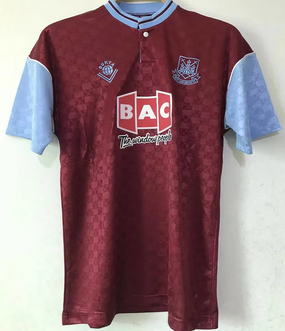Maillot West Ham Domicile Rétro 1989/90