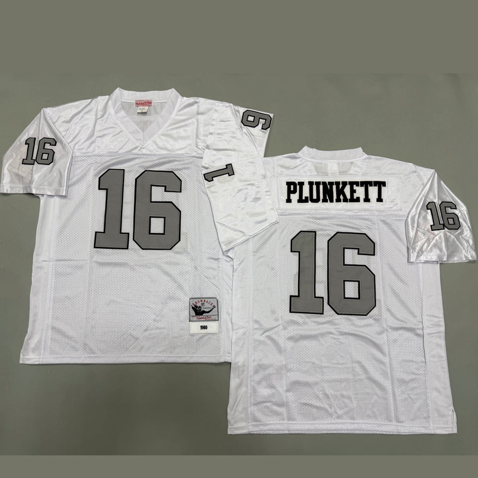 Maillot Plunkett 16 Men S Las Vegas Raiders Rétro